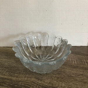 Vtg Holmegaard Flower Bowl